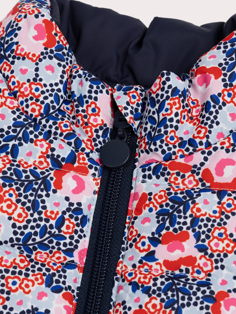 Gilet reversibile blu navy senza maniche