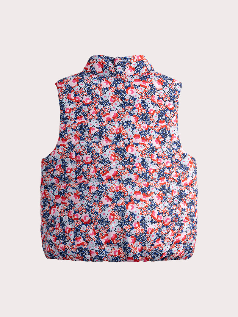 Gilet reversibile blu navy senza maniche
