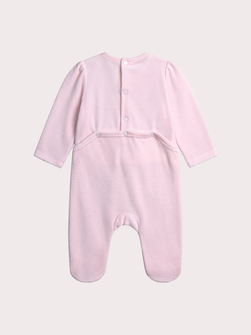 Tutina rosa pallido per bambina