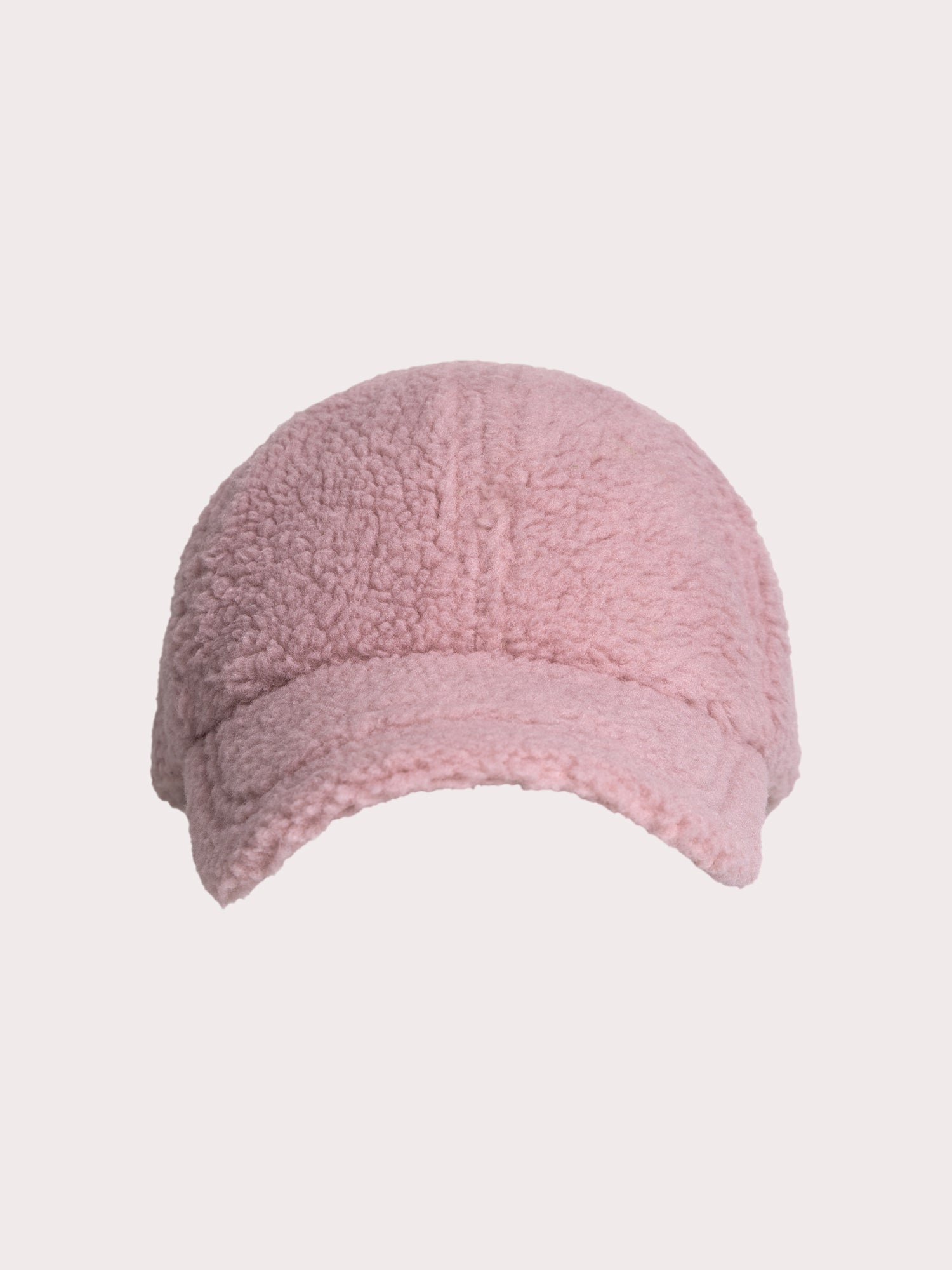 Cappello rosa effetto pecora per ragazze