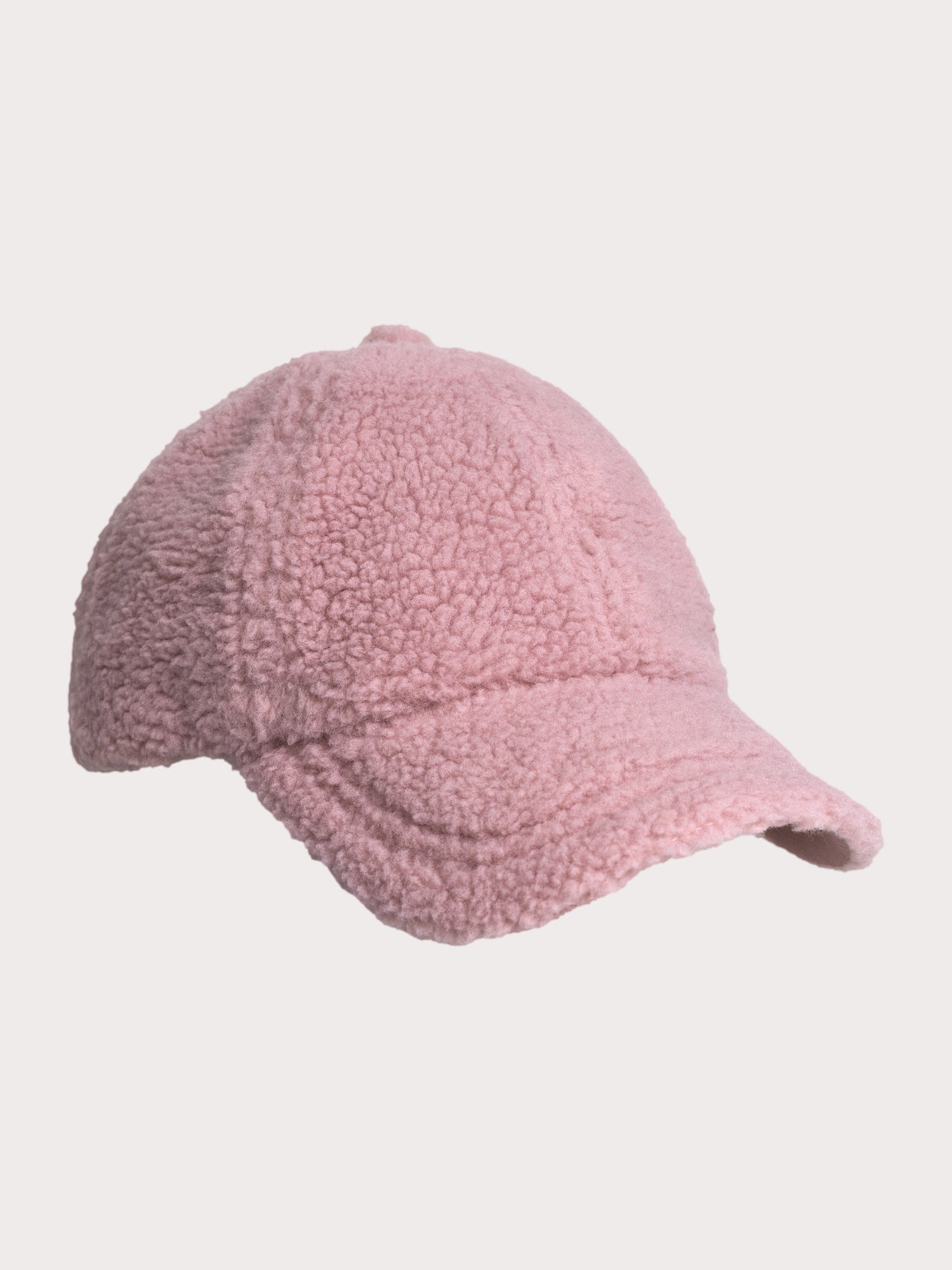Cappello rosa effetto pecora per ragazze