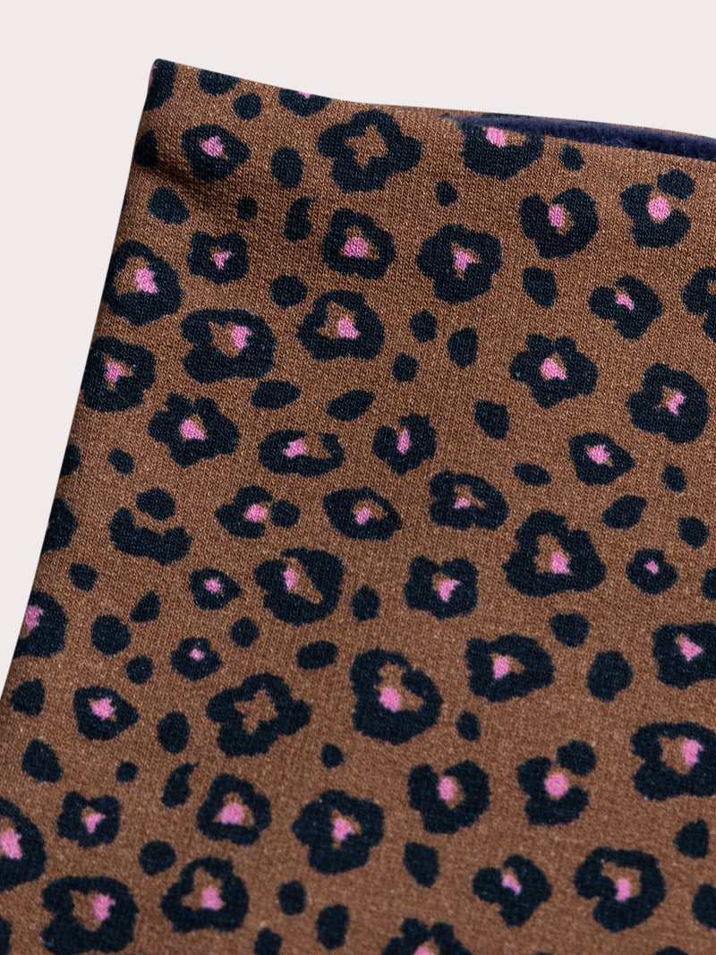 Snood con stampa leopardo per ragazze