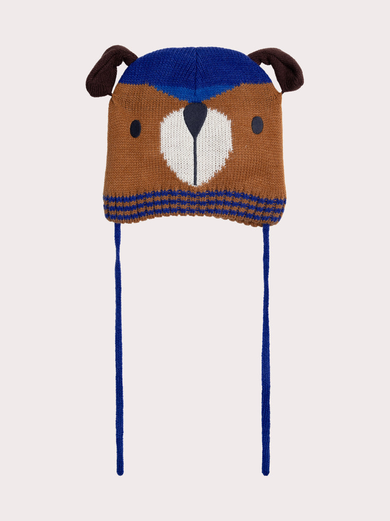 Cappello con Motivo di Cane per Bambino