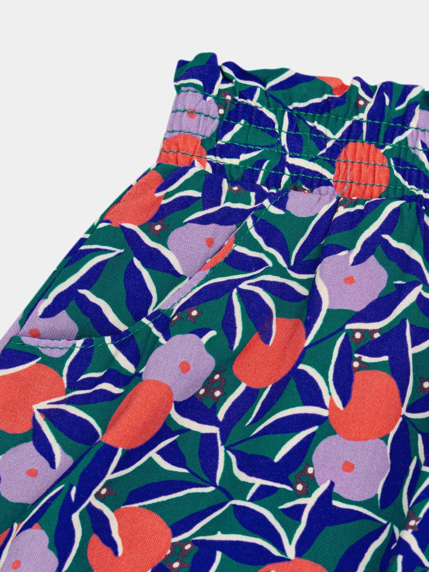 Shorts a stampa floreale per ragazze