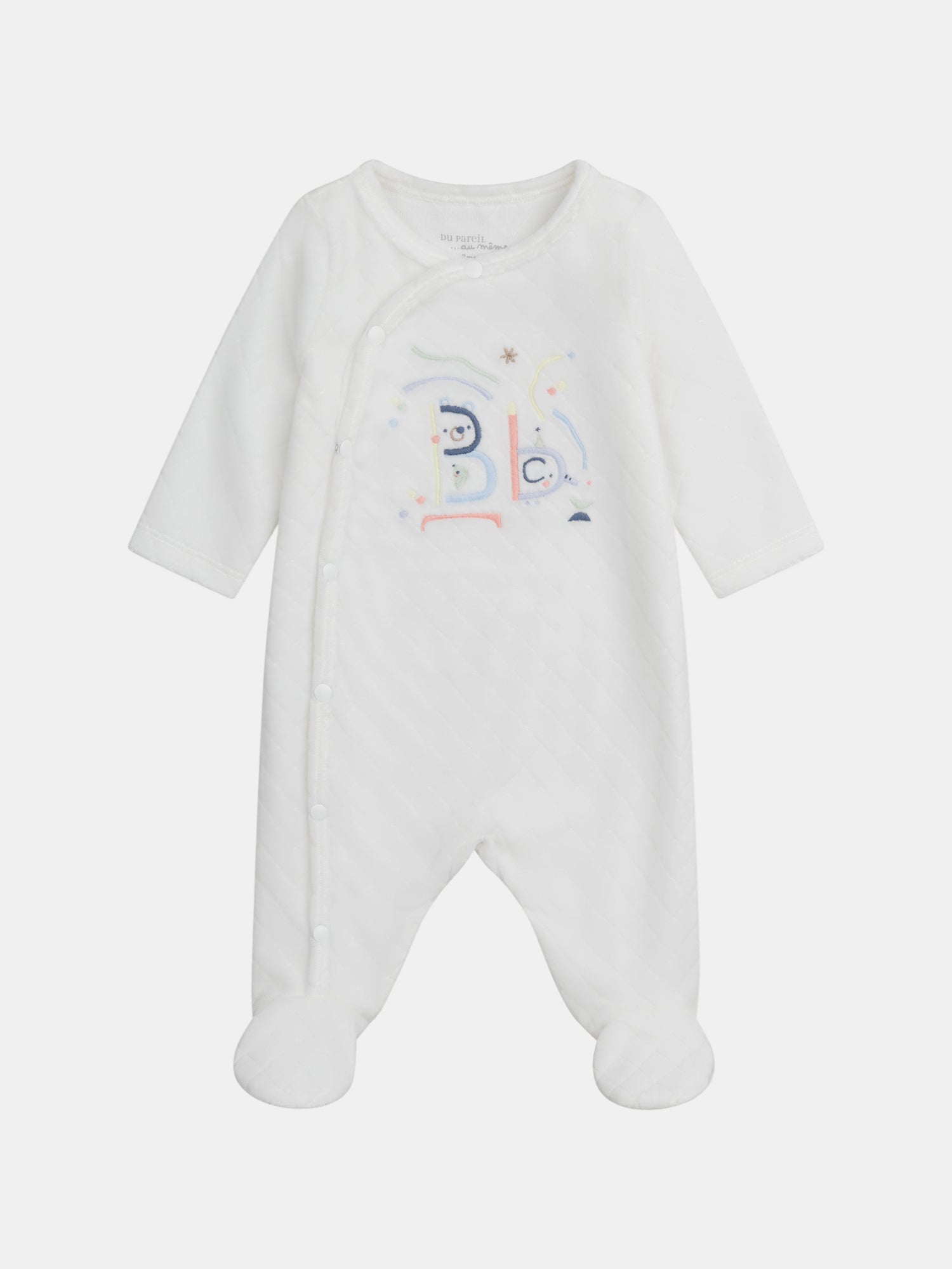 Tuta Nascita con Ricamo Colorato