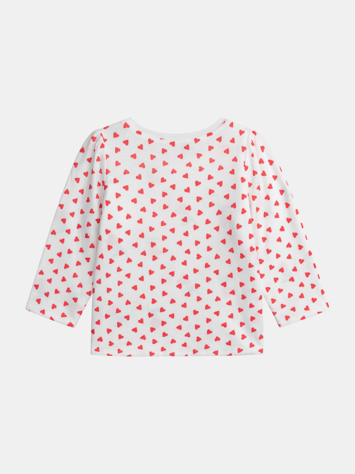 T-shirt réversible motif cœur pour bébé fille
