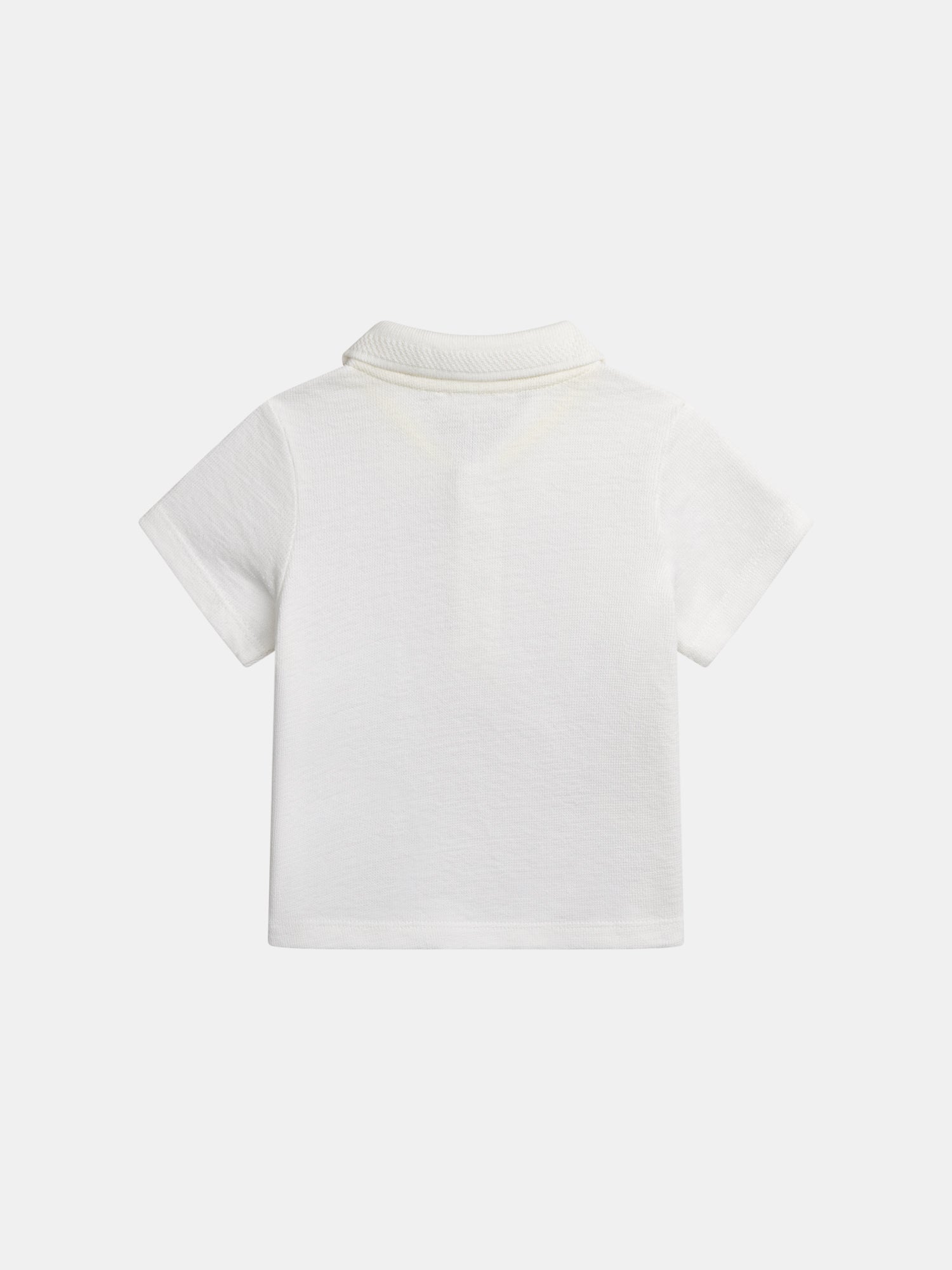 Polo écru avec broderie Palmier pour bébé garçon