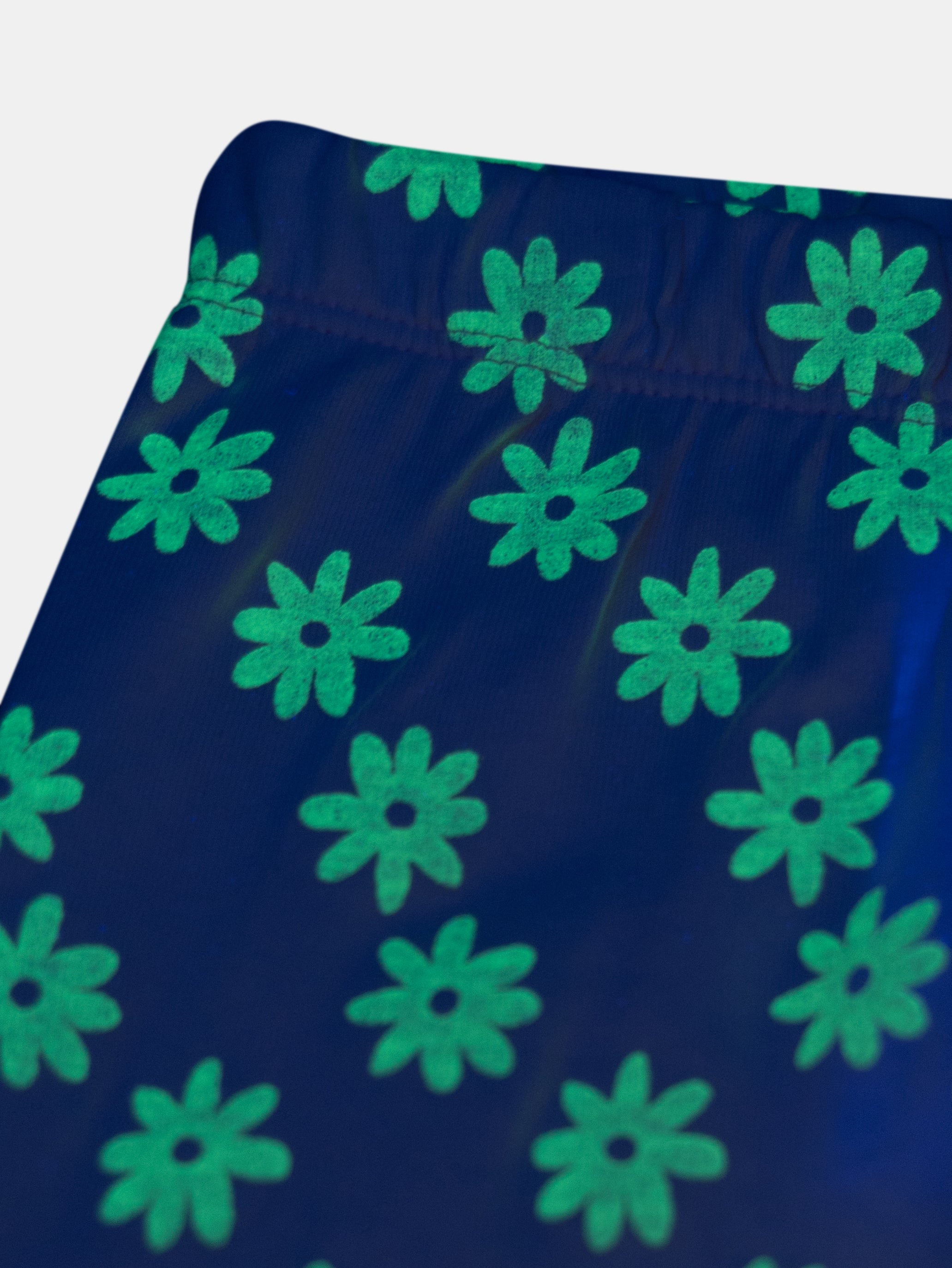 Pyjama long phosphorescent rose poudré à motif licorne pour enfant fille