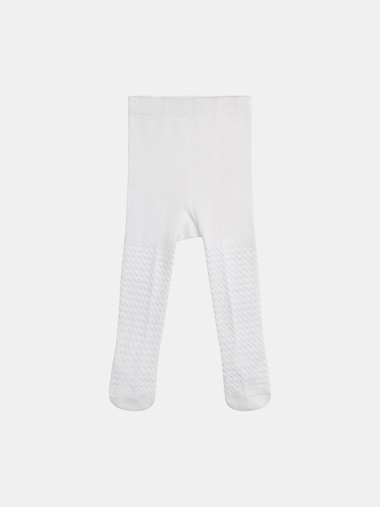 Collant ecru per bambina