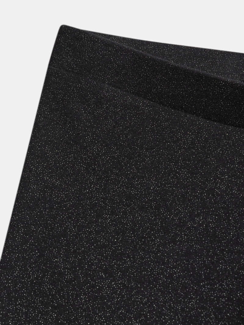 Leggings Grigio Scuro Lucido per Ragazze