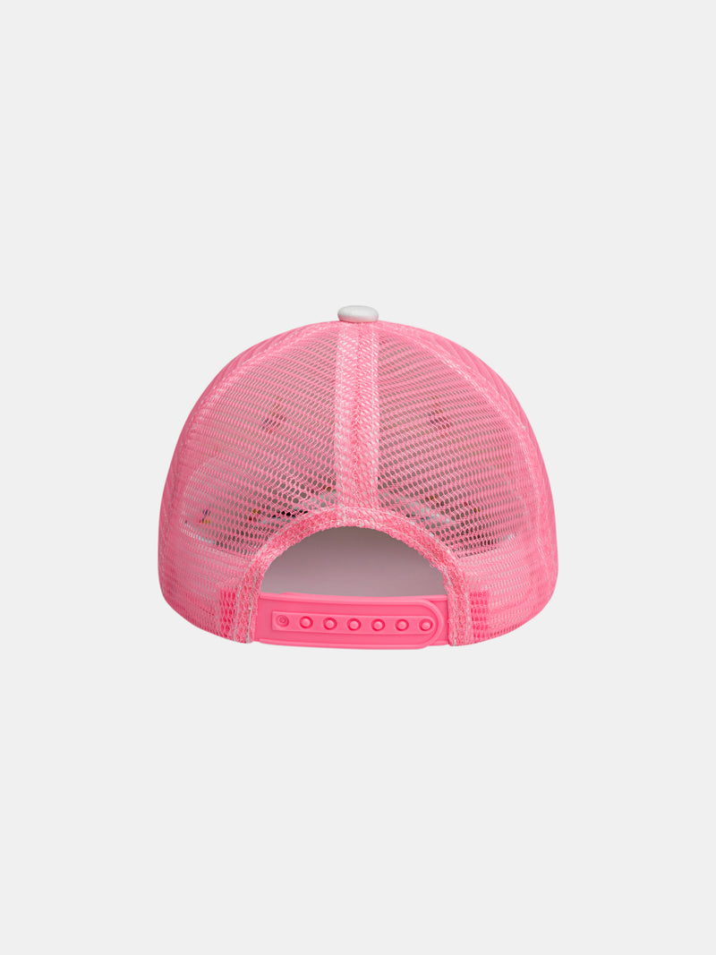 Cappello Beige con Motivo Gelato per Ragazze