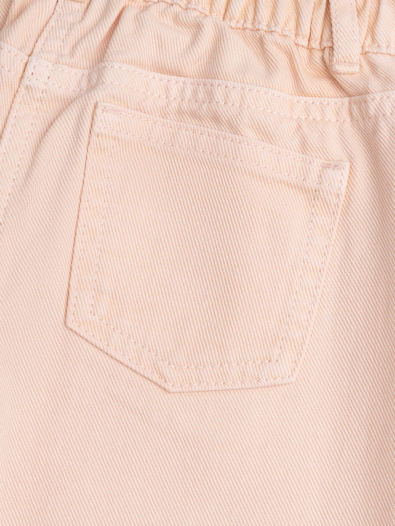 Pantaloni rosa con tasche per ragazze