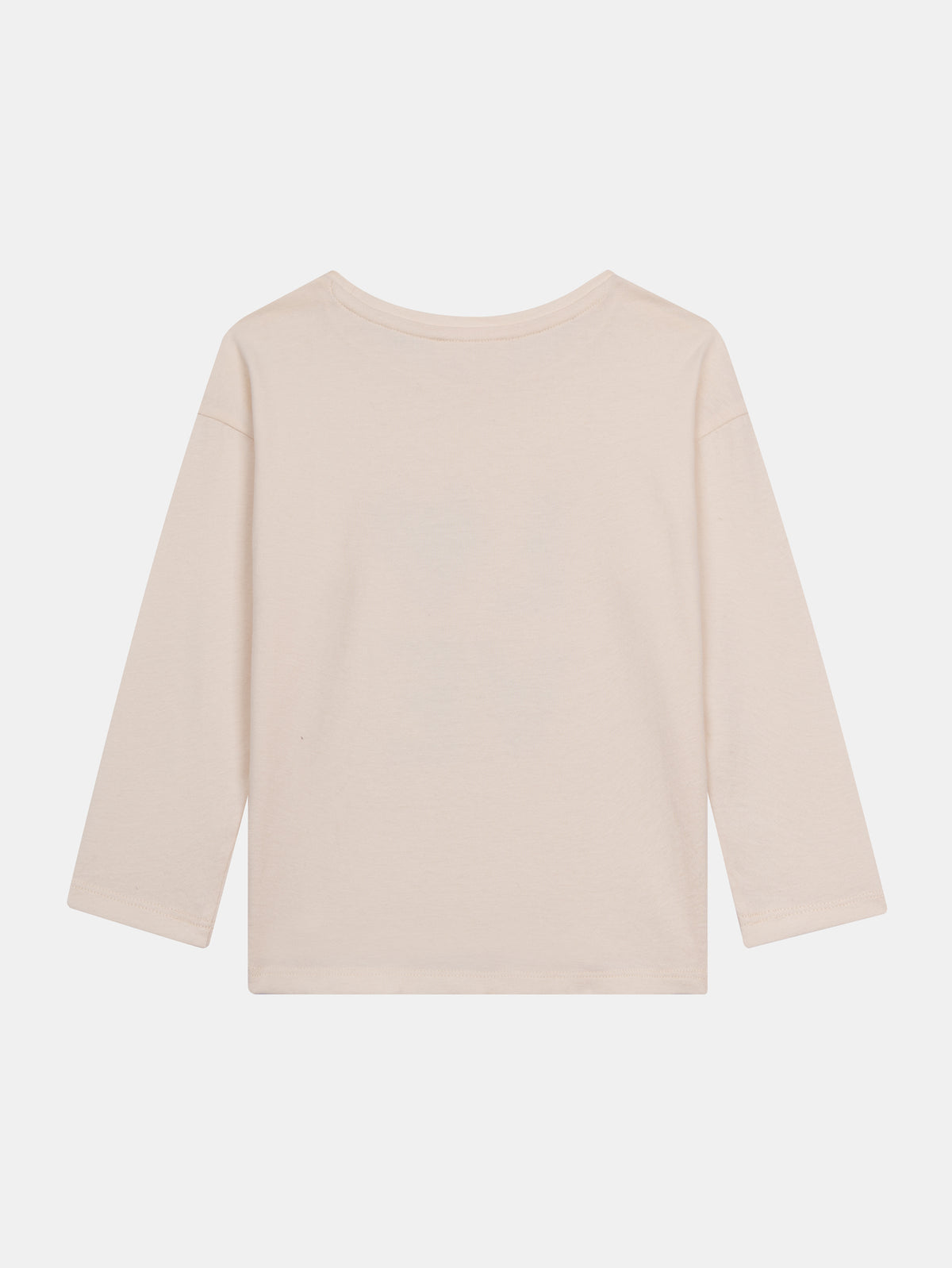 T-shirt ecru a maniche lunghe con animazione 3D LOVE per ragazze