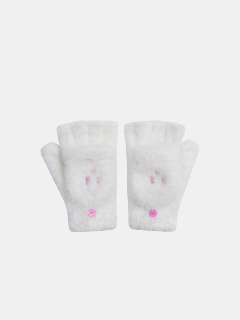 Muffole écru per ragazze