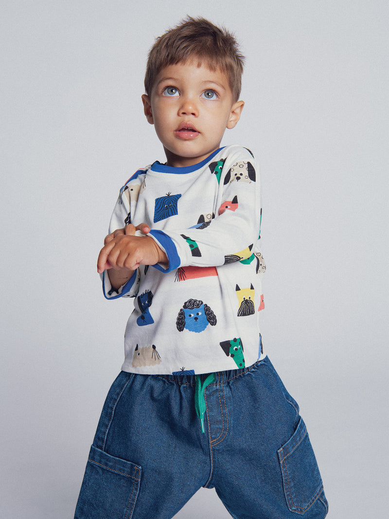 T-shirt reversibile "ARTY SCHOOL" per bambino