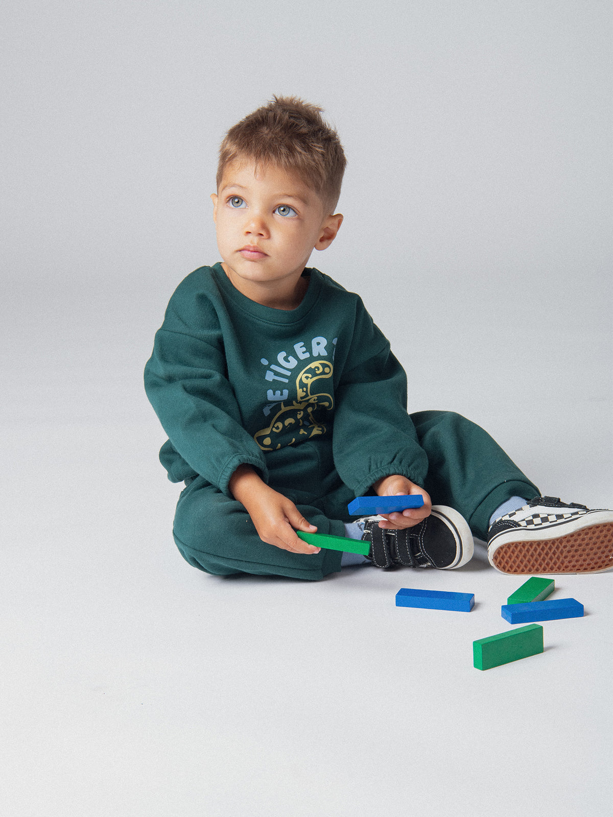 Ensemble vert "Wild Campus" pour bébé garçon