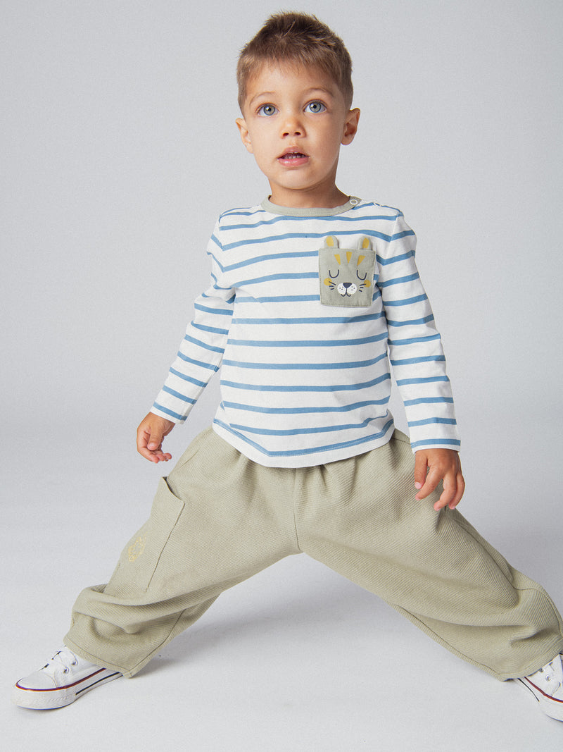 Pantaloni verdi "Wild Campus" per bambino
