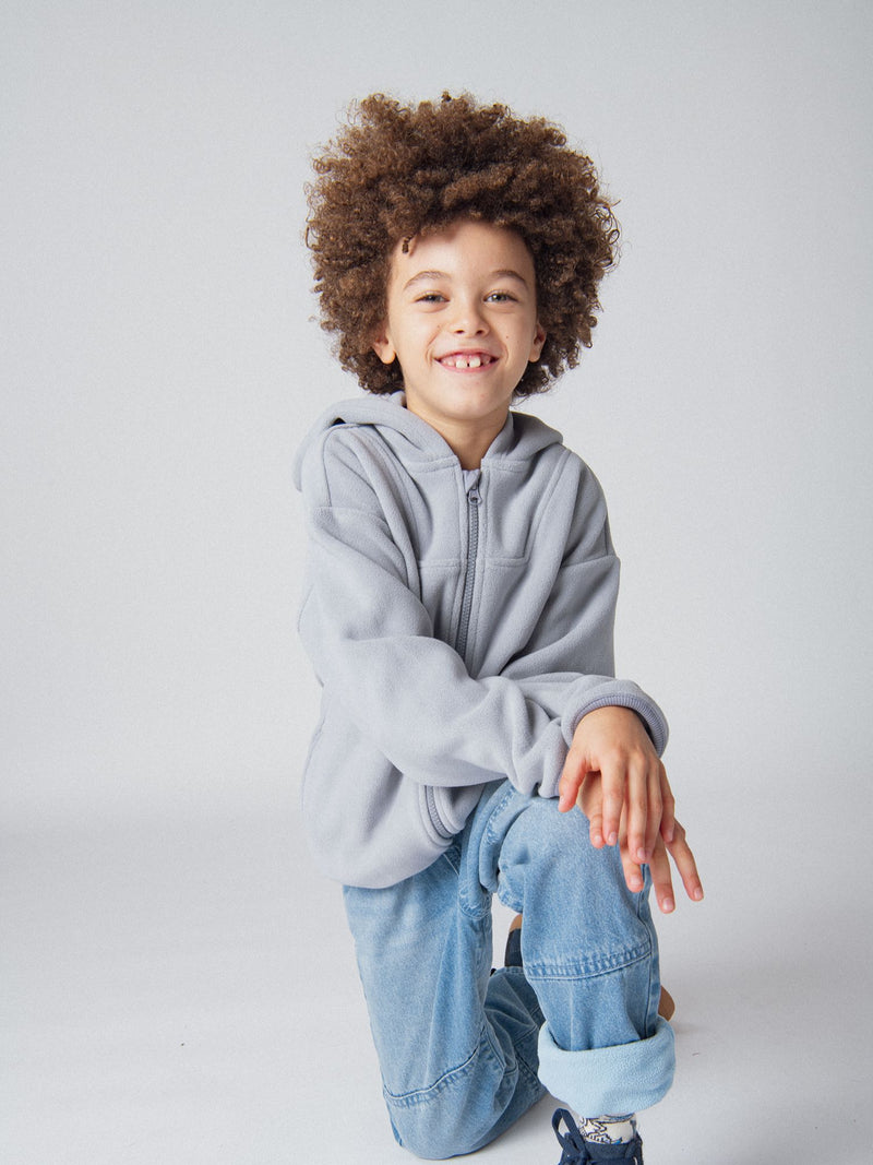Jeans foderati in micropile con inserti per bambino
