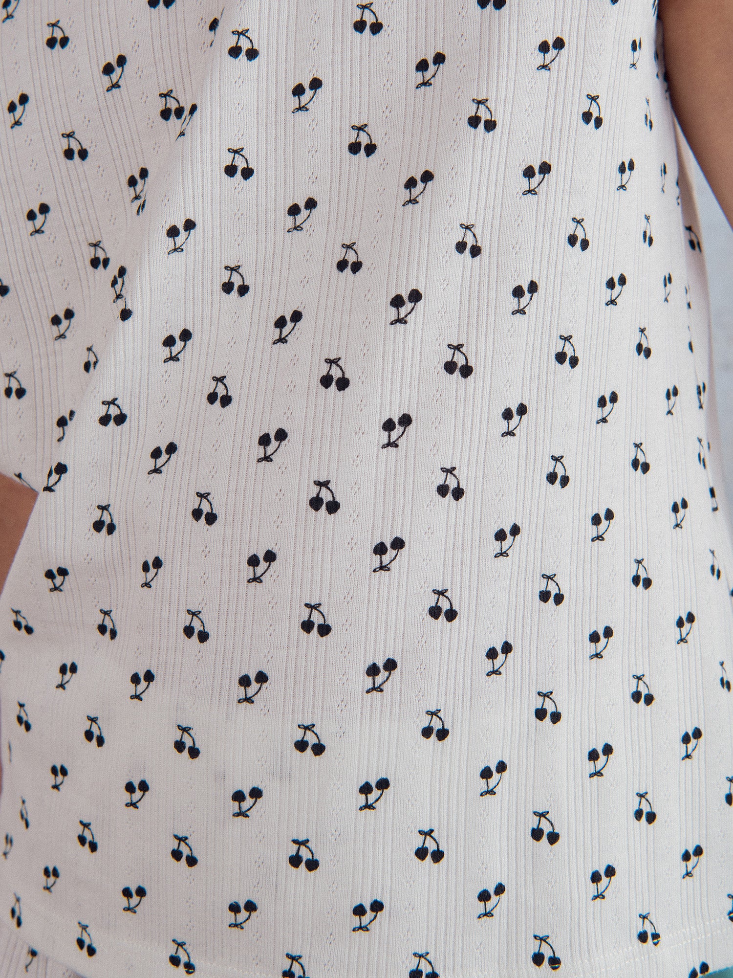 Pigiama corto stampato "CERISE" per bambine