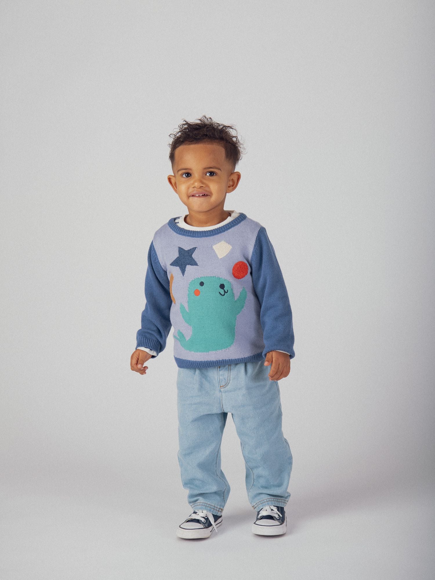 Pull à motif phoque pour bébé garçon