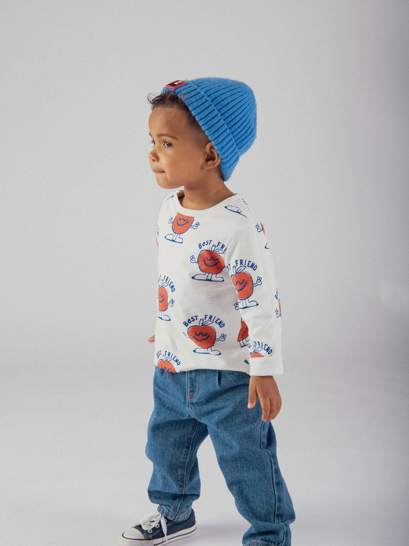 T-shirt reversibile con motivo di frutta per bambino