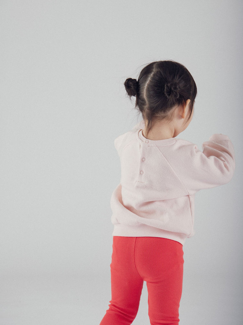 Completo a motivo cuore per bambina