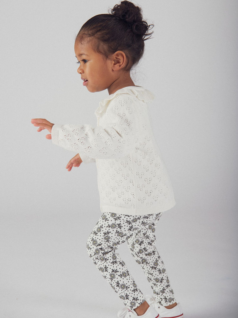 Leggings a Fiori per Bambina