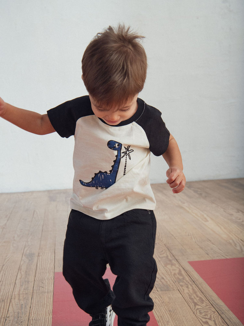 T-shirt "Dino & Palm" per neonati maschi