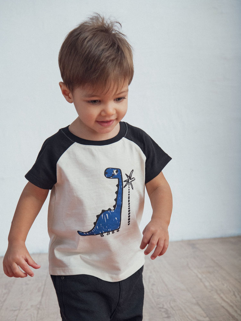 T-shirt "Dino & Palm" per neonati maschi