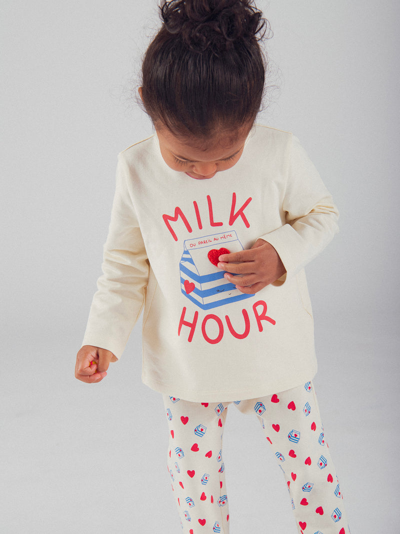 Pigiama "Milk Hour" per bambina
