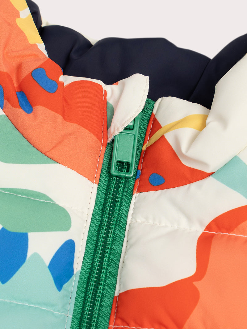 Gilet Reversibile Blu Scuro Senza Maniche