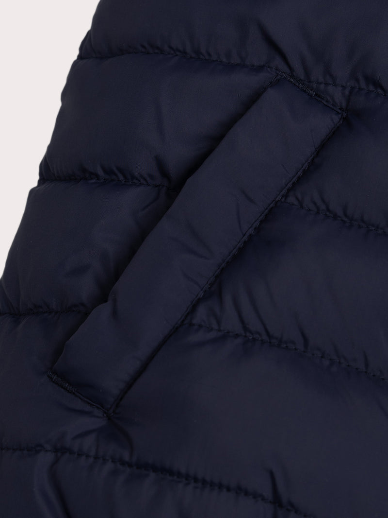 Gilet Reversibile Blu Scuro Senza Maniche