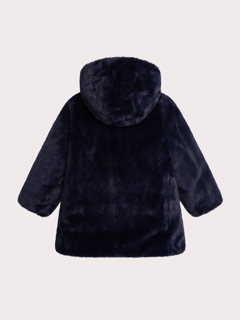 Cappotto Reversibile Blu Scuro