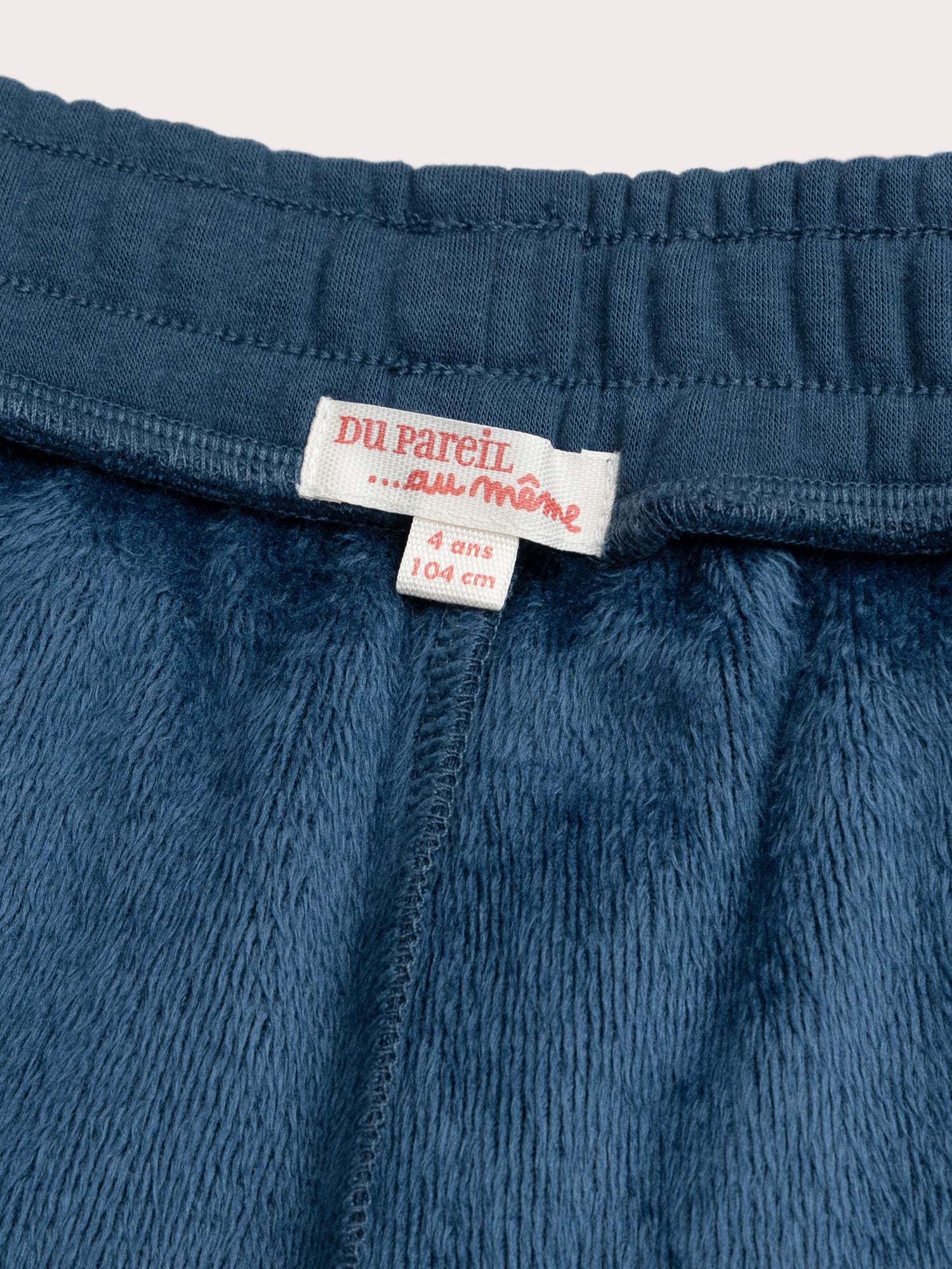 Pantaloni sportivi blu in tessuto morbido