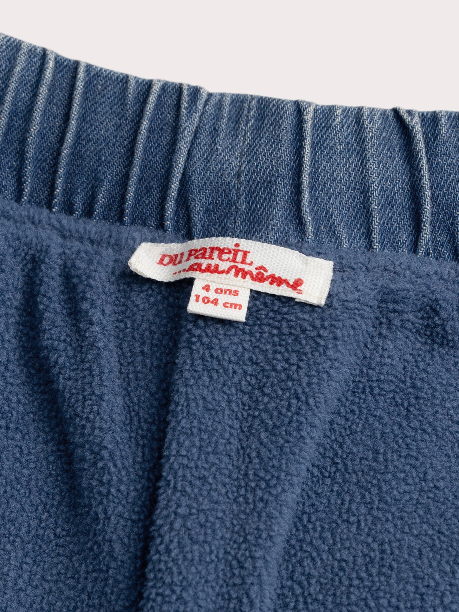 Pantaloni in Denim con Inserzioni
