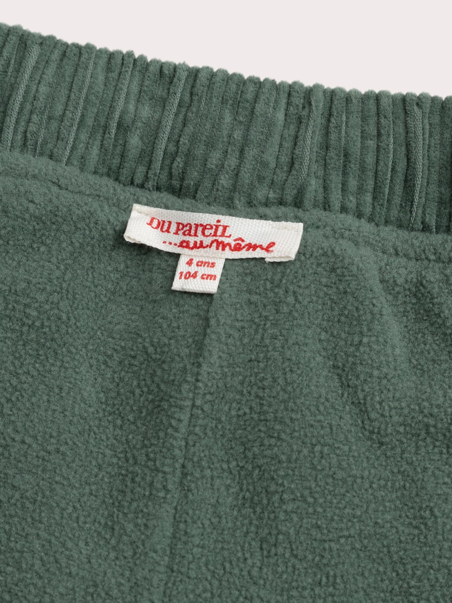 Pantaloni Verdi in Velluto Caldo
