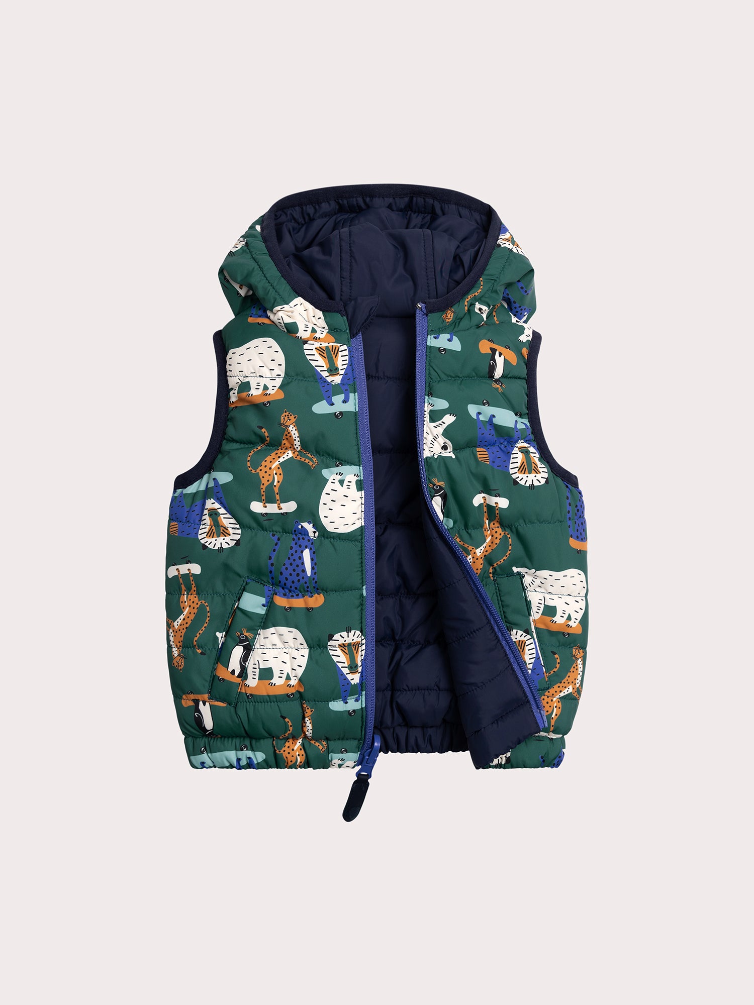 Gilet Reversibile Marino per Bebè Ragazzo
