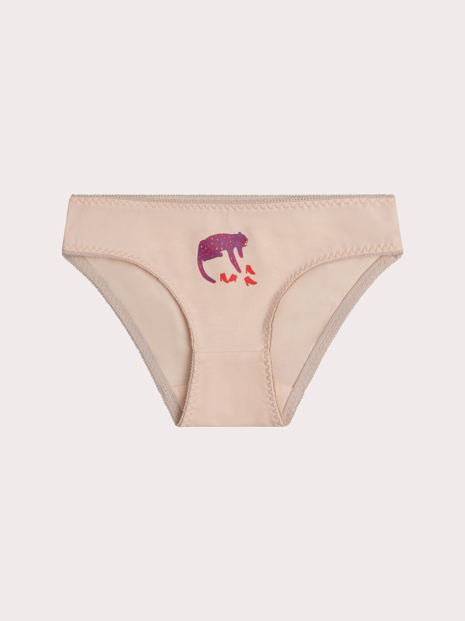 Confezione di 5 mutandine a cuore per bambina