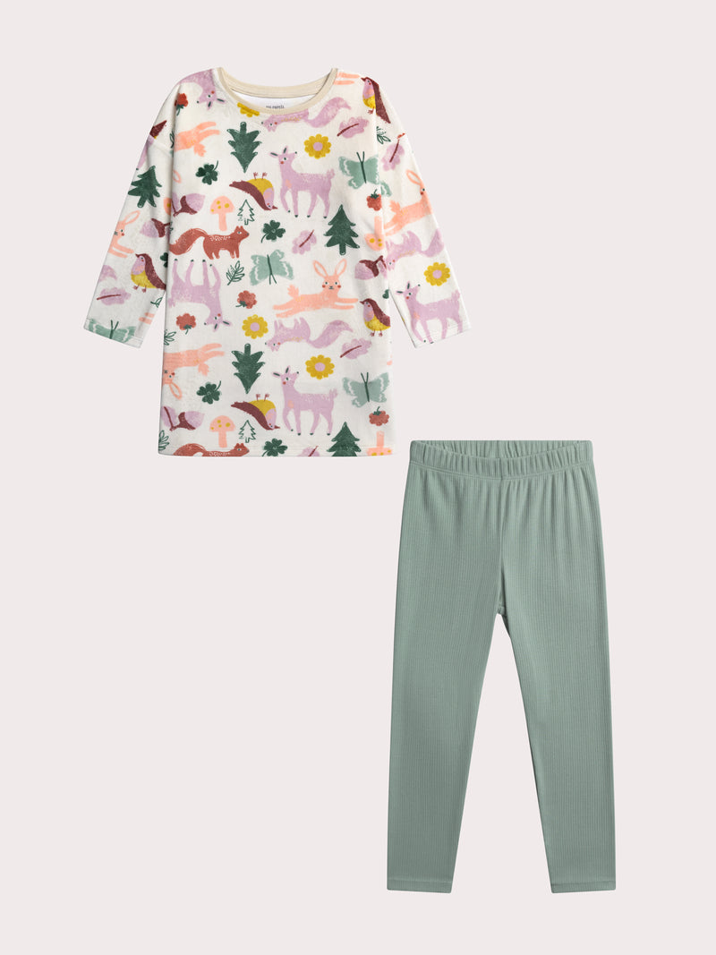 Camicia da Notte Animali per Ragazze
