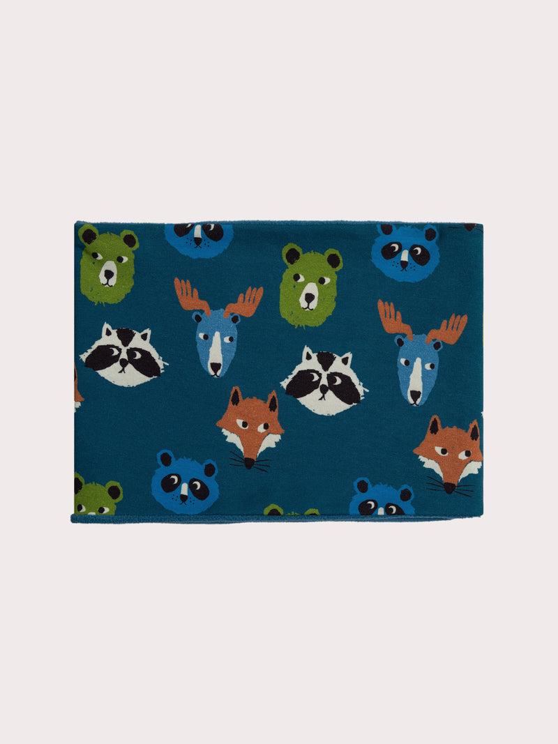 Snood Blu con Motivo Fantasia per Bambino