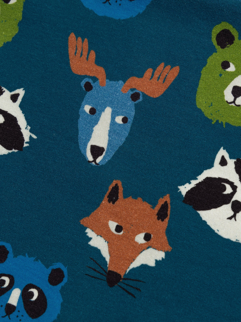 Snood Blu con Motivo Fantasia per Bambino