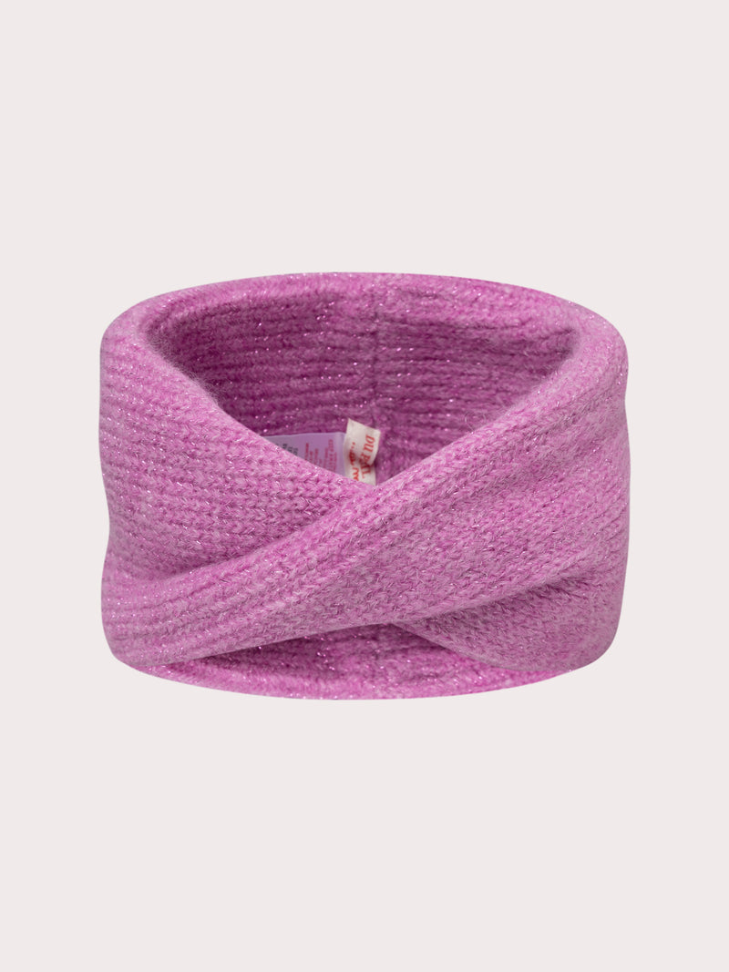 Snood Viola con Paillettes per Bambina