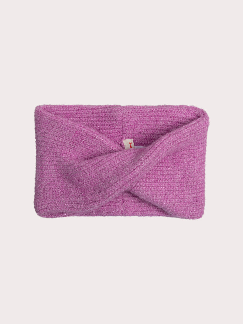 Snood Viola con Paillettes per Bambina