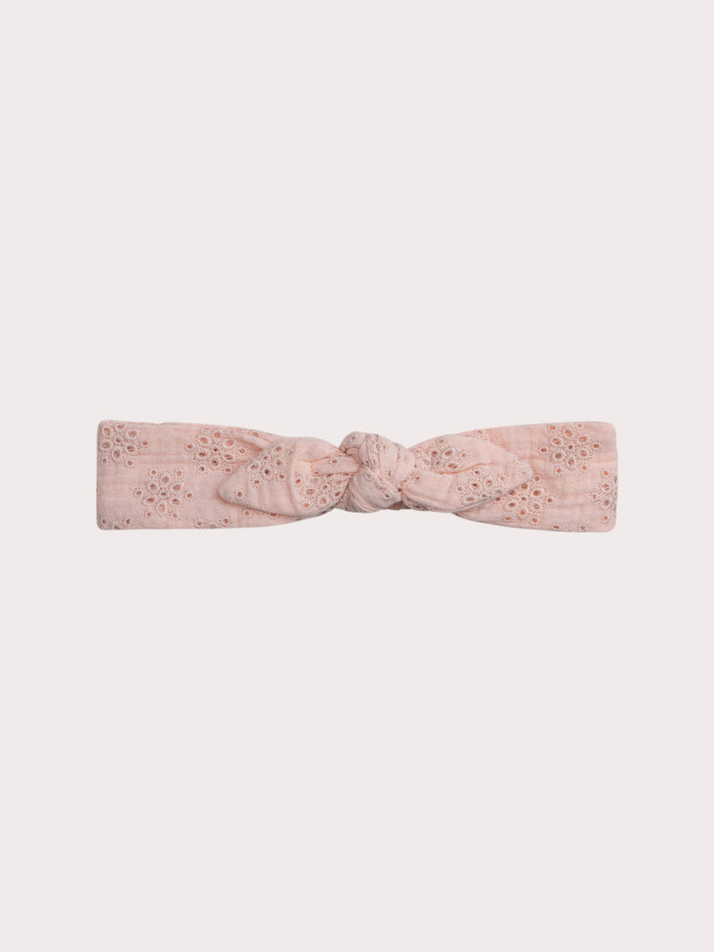 Fascia Ricamata Rosa per Bebè Femmina
