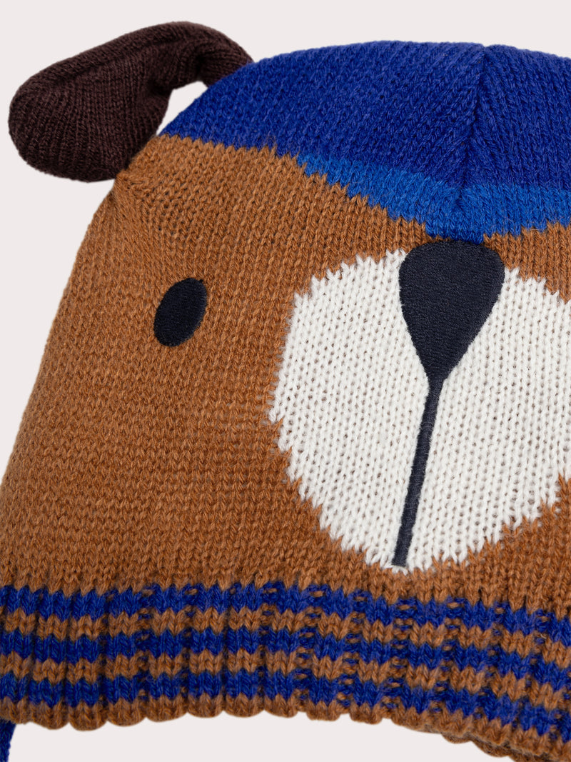 Cappello con Motivo di Cane per Bambino