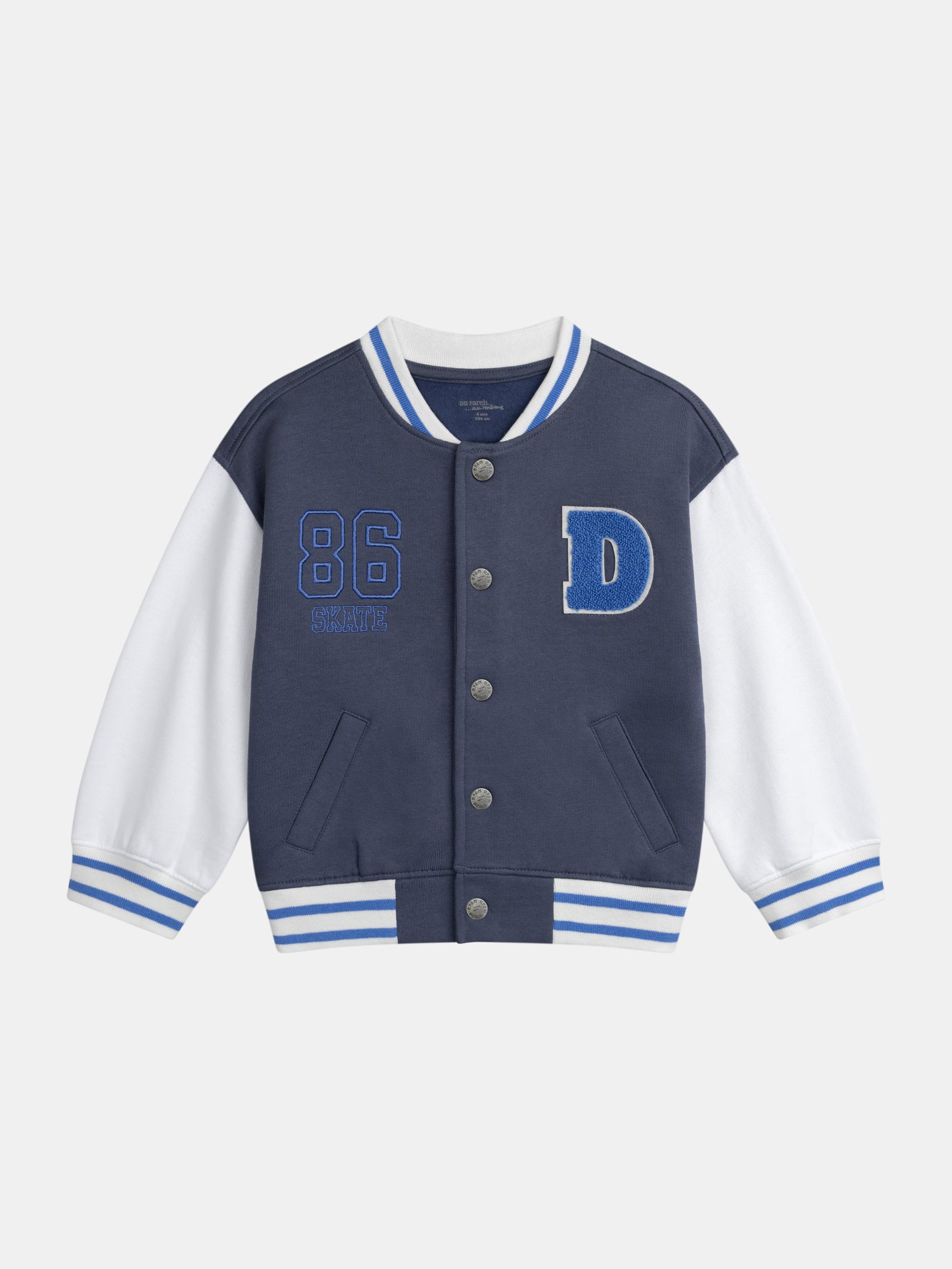 Teddy Bleu patch D pour garçon