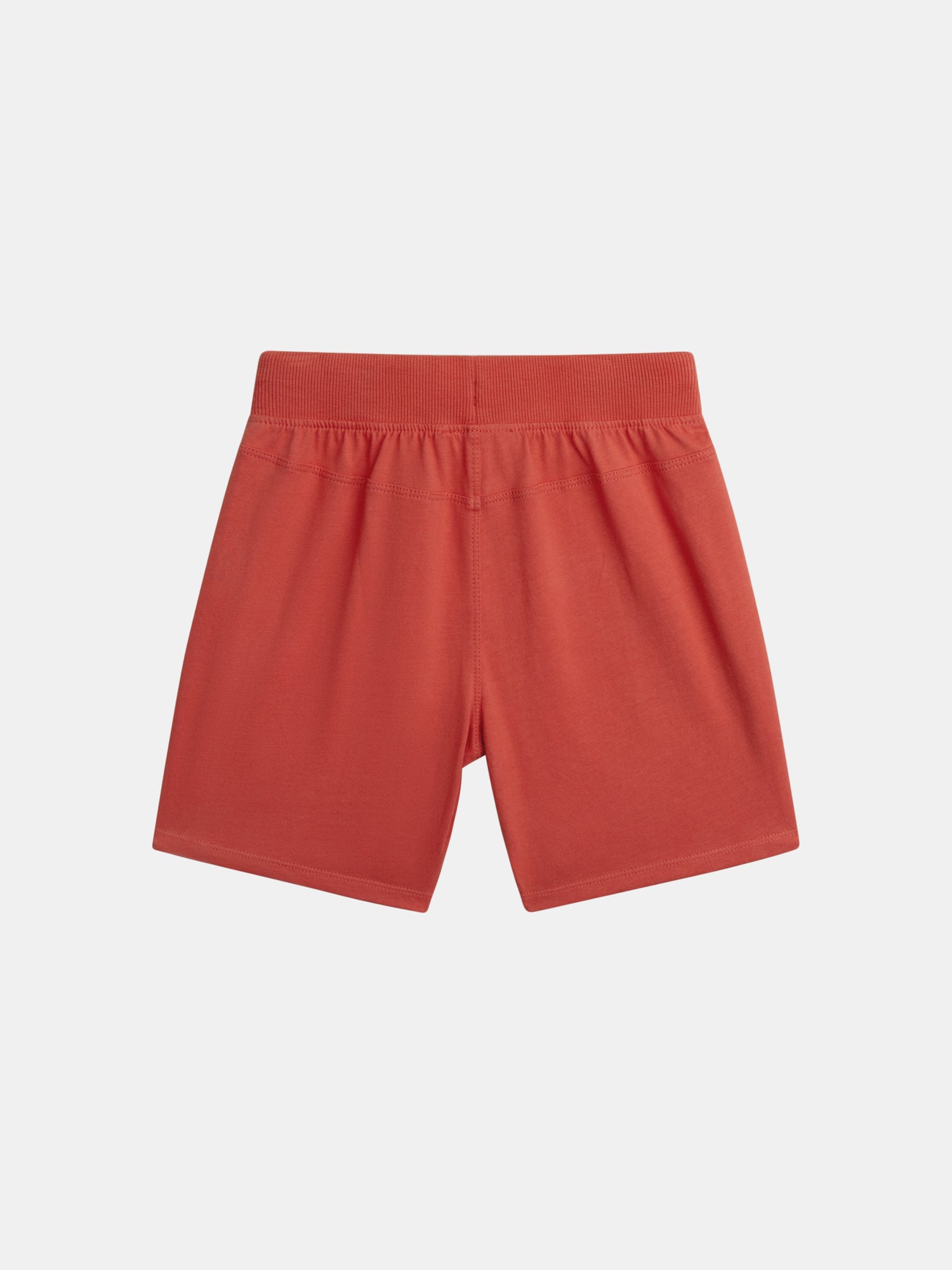 Ensemble t-shirt écru et short rouge avec animation pour garçon