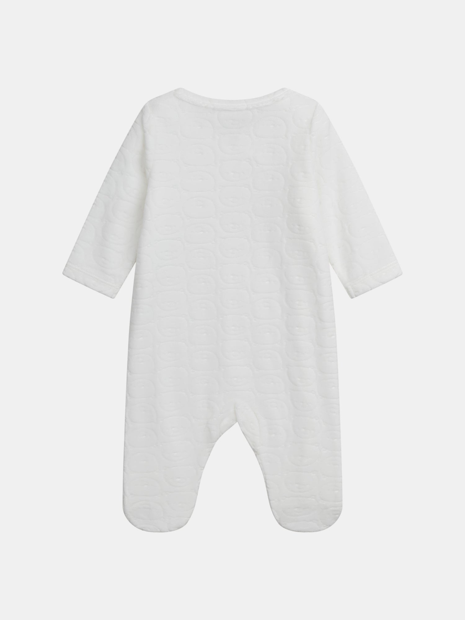 Tuta Nascita con Motivo Fantasia Bianco