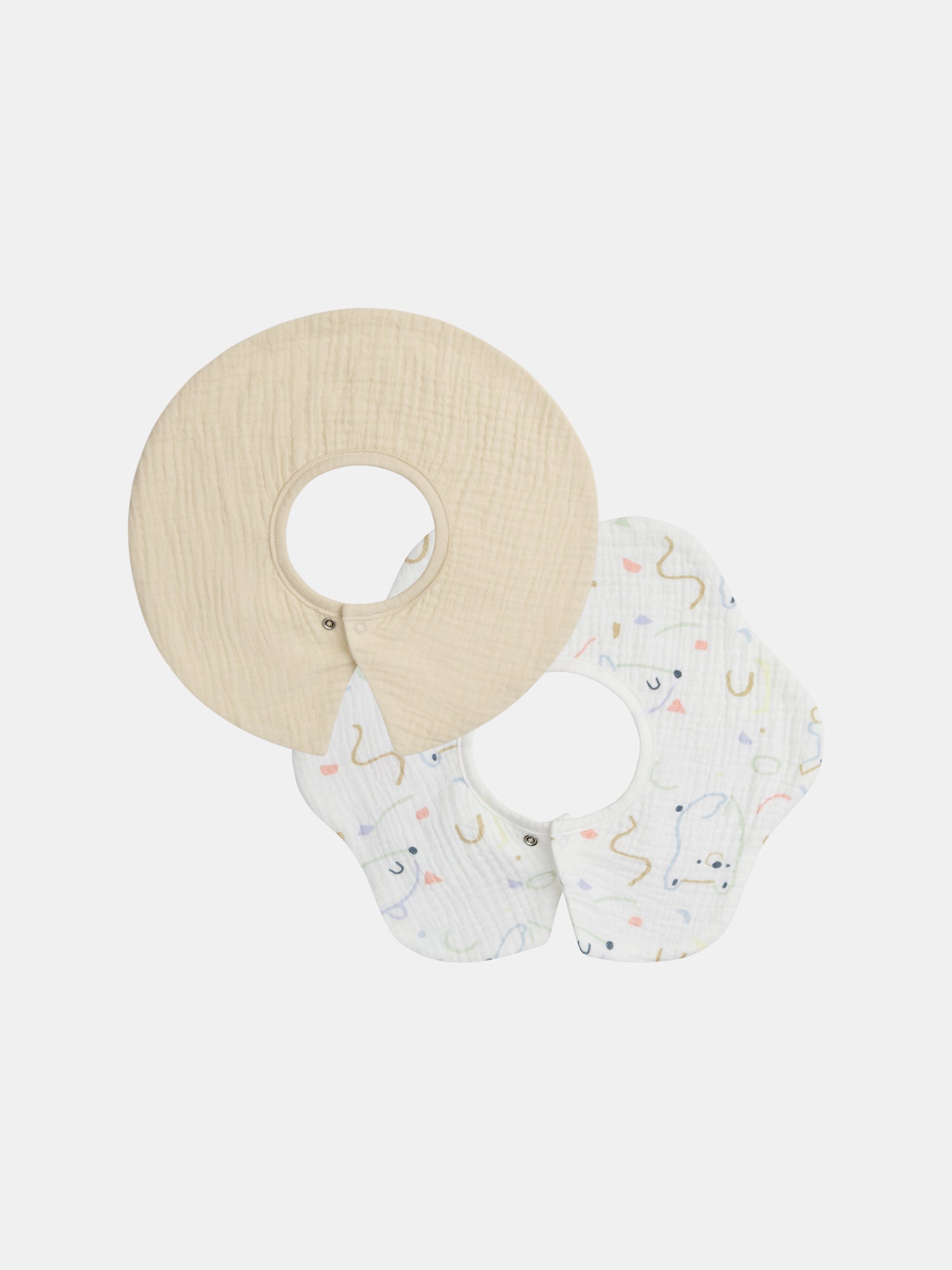 Set di 2 Bavaglini Stampati