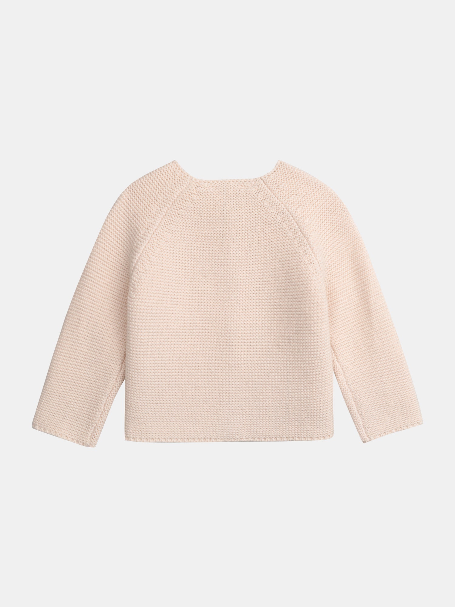 Cardigan in maglia rosa per bambine